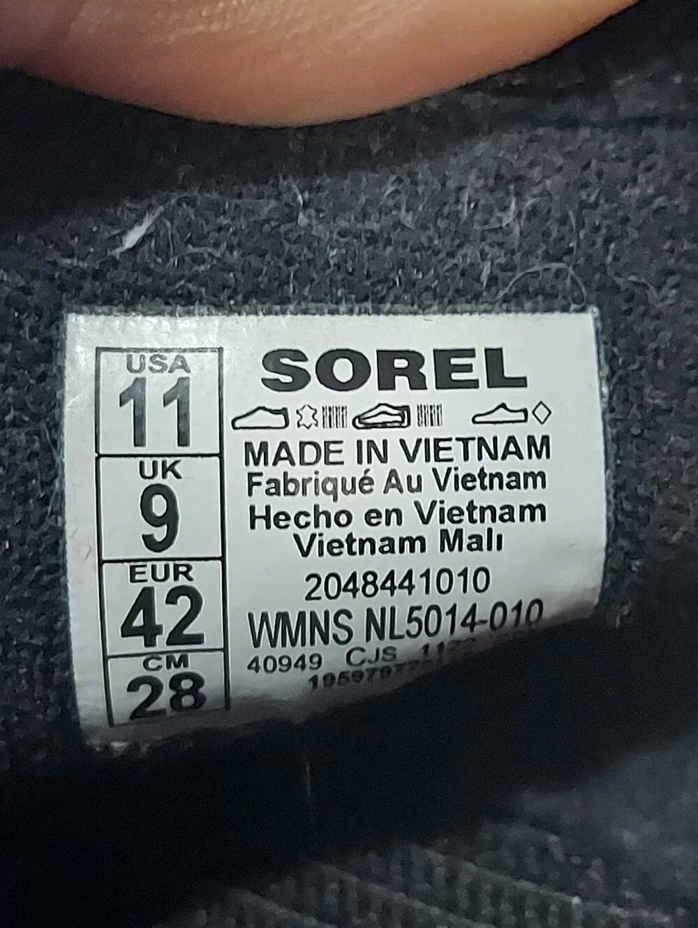 Sorel Caribou X Boot Chelsea  Woman's Size 11